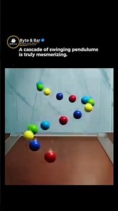 Mesmerizing Cascade of Swinging Pendulums | Hypnotic Physics in Motion