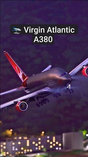 Virgin Atlantic A380 Landing at Kai Tak 🇭🇰✈️ | Legendary Approach #shorts