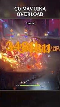 C0 Mavuika Overload - Mavuika Iansan Chevreuse Ororon | Spiral Abyss 6.0 Luna 1 Genshin Impact 【原神】