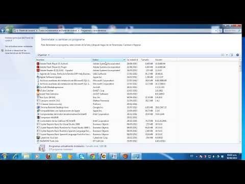 Como saber que programas tengo instalados en el computador