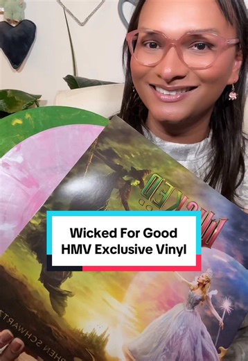 Unboxing HMV Exclusive Vinyl of Wicked For Good