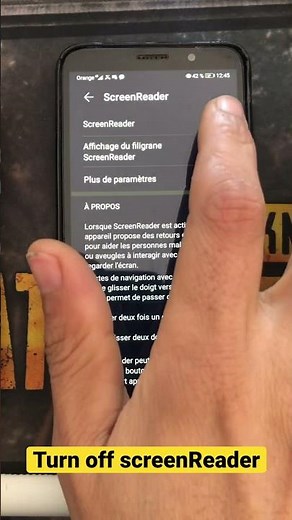 Turn Off talkback or ScreenReader on Huawei Y5P