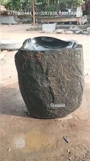 🖤 Black Granite Single-Piece Pedestal Washbasin — Full Luxury & Buying Guide (Oceania Washbasin)