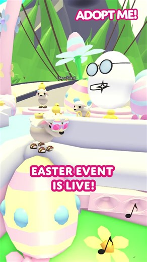 Easter Update in Roblox Adopt Me! - Egg Hunt and New Pet Lamb!