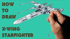 How to Draw an X-wing Fighter