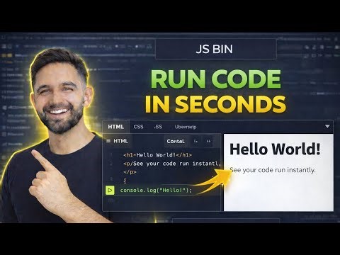 The FASTEST Way to Test JavaScript! JS Bin Beginner Tutorial (2026)