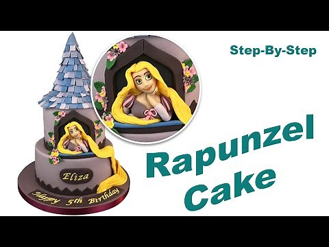 How To Make a Rapunzel Cake | Disney Tangled Cake _ Step-By-Step | UltimateCakeArt