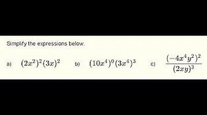 Exponents Questions with Answers for Grade 9