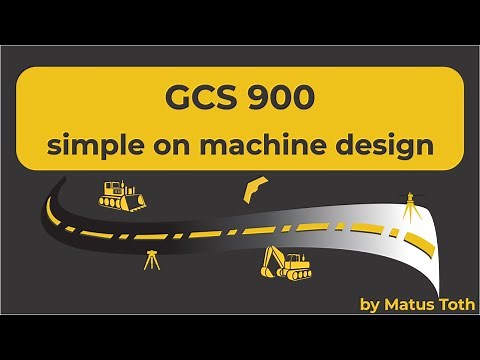Trimble GCS900 CB460 simple design on machine