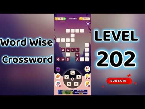 Word Wise Crossword Level 202 🧩 | Smart Crossword Puzzle Walkthrough | Go Answer