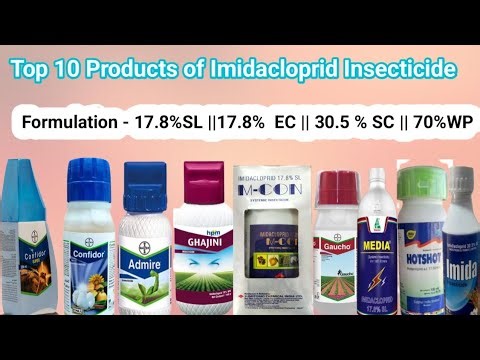 Top 10 Products of Imidacloprid Insecticide | Admire | Confider| Super Confider| Gaucho| Gajani|