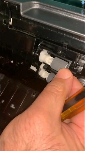 Epson Automatic Document Feeder ADF Pickup Roller Removal and Repair - Printer Paper Jam Problem Fix