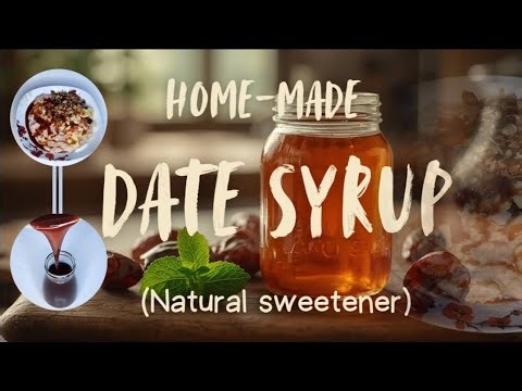 How to Make Date Syrup at Home | Natural Sweetener Recipe | Healthy Sugar Substitute