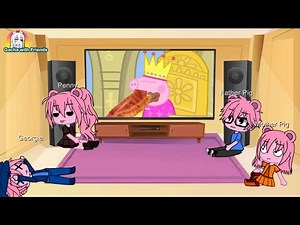|Gacha Club| 🐷 Roblox Peppa Pig Family Reacts to Funny Piggy Memes Part 2