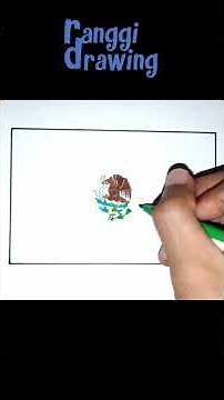 Drawing Mexico Flag
