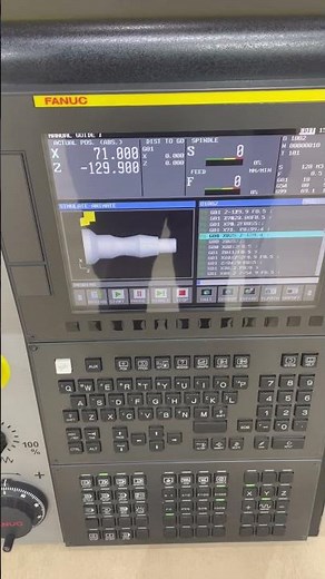Fanuc CNC lathe Simulation