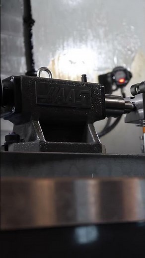 Haas 4th-axis rotary table.
