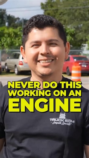 1.2K views · 171 reactions | ⚠️ Never do this when working on your engine! Leaving a solenoid hanging like this can cause wire tension, vibration damage, and even air line issues  Always bolt it back to its right position to avoid a costly repair later  ‍ If you want to know more about truck diagnostics or ECMs, follow me for more expert tips  #TruckRepair #DieselEngineRepair #Trucks #truckmaintenance | Oscar Truck ECM | Facebook