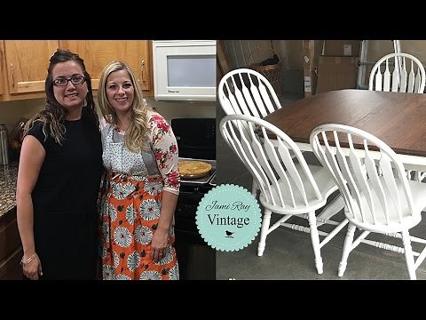 How to Stain and Paint a Table