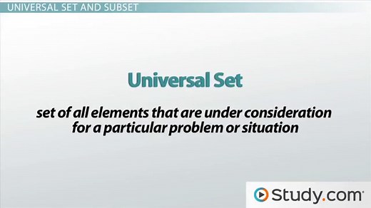 Complement of a Set | Overview & Examples