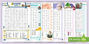 French: KS2 Word Search Pack