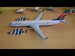 Delta B737 900 Papercraft
