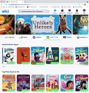 2K views · 27 reactions | Did you know we have thousands of Read-To-Me books? Has your kiddo read some of them? Check them out here: https://www.getepic.com/app/?section=read-to-me | Epic for Kids | Facebook