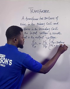 144K views · 6.8K reactions | Learn about TRANSFORMER formula and calculation. #physics #instructoralison #transformer | Alison Zaccheaus Otuebe | Facebook