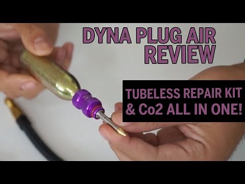 DynaPlug Air Review! Tubeless Tire plugs & Co2 Infiltrator in One?