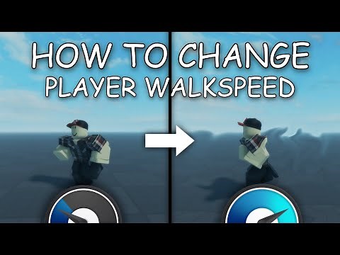 HOW TO CHANGE WALKSPEED USING A SCRIPT [Roblox Studio Tutorial]