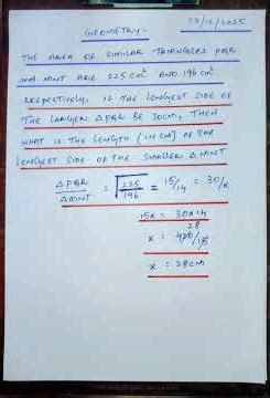 GEOMETRY : QUESTIONS WITH ANSWERS.