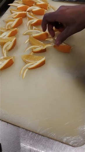 Orange Artistry: Turning Citrus into Stunning Designs#Fruit Cutting design Skills#Knife Skills#