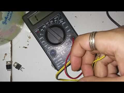 How to test mosfet with digital multimeter
