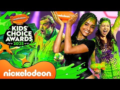 EVERY Slime at the Kids' Choice Awards 2025! w/ Tyla, Jack Black, Kira Kosarin & MORE | Nickelodeon