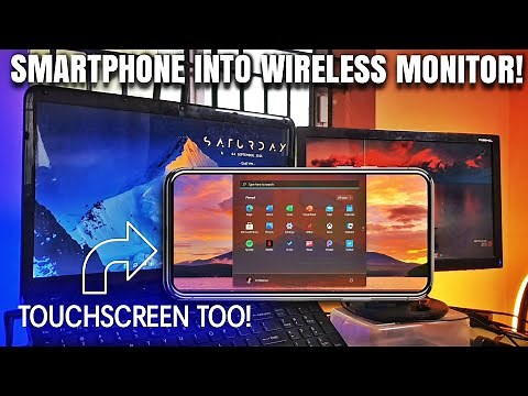 Turn your Android phone into a wireless PC Monitor!