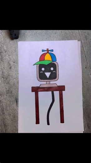 Mr.Fun Computer coloring #coloring #art #sprunki