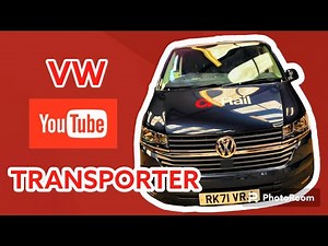 Applying vinyl decals on VW TRANSPORTER VAN