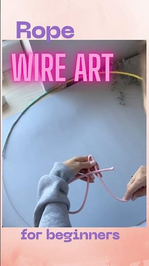 The Art of Bending Wire | Beginner-Friendly Knitted Cord Tutorial #wireart #icord