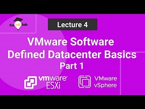 Lecture 4. Part 1: A Beginner's Guide to VMware Software Defined Datacenter: ESXi Tutorials