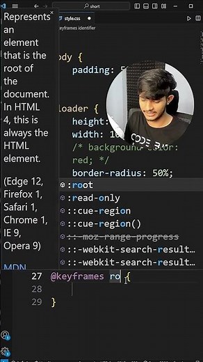 17/100 Tricks: Animated Loader by using CSS | HTML CSS JS Animation and Effects #css #webdevelopment
