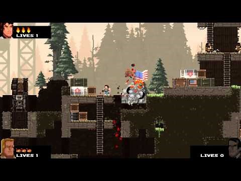 Broforce - Multiplayer gameplay