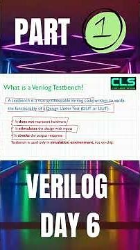 Verilog Day 6: Testbench in Verilog