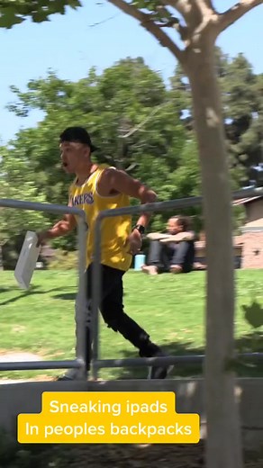 39K views · 1.1K reactions | Sneaking iPads In Peoples Backpacks! | Legit Tim | Facebook