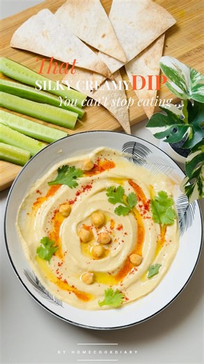 Creamiest Classic Hummus in Minutes 🧄 | Better Than Store-Bought!