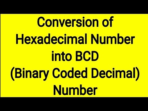 Converting Hexadecimal Number into BCD Number||Geeks Tutorial