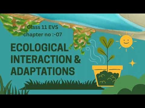 Class 11 EVS chapter no :-03 ( ECOLOGICAL INTERACTION AND ADAPTATIONS) | JKBOSE
