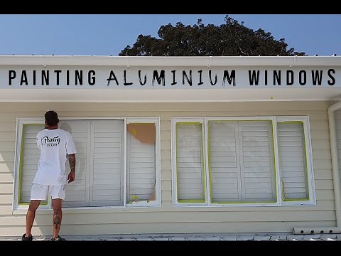PAINTING ALUMINIUM WINDOWS