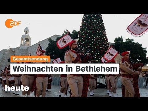 heute 19:00 Uhr vom 24.12.2025 Weihnachten in Bethlehem, russische Armee unter Druck