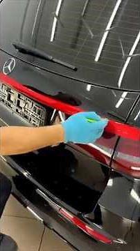 Red Chrome Trim Wrap | Mercedes E-Class Wagon