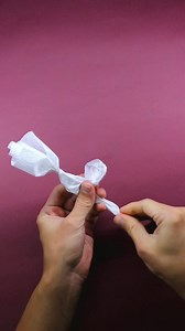 How to make an easy napkin rose! #tadashiorigami #tadashimori #papercraft #paperfold #paperfolding #rose #origamirose #napkinrose #roses #origami | Tadashi Mori